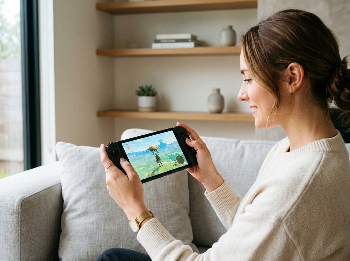 Nintendo Switch in handheld mode