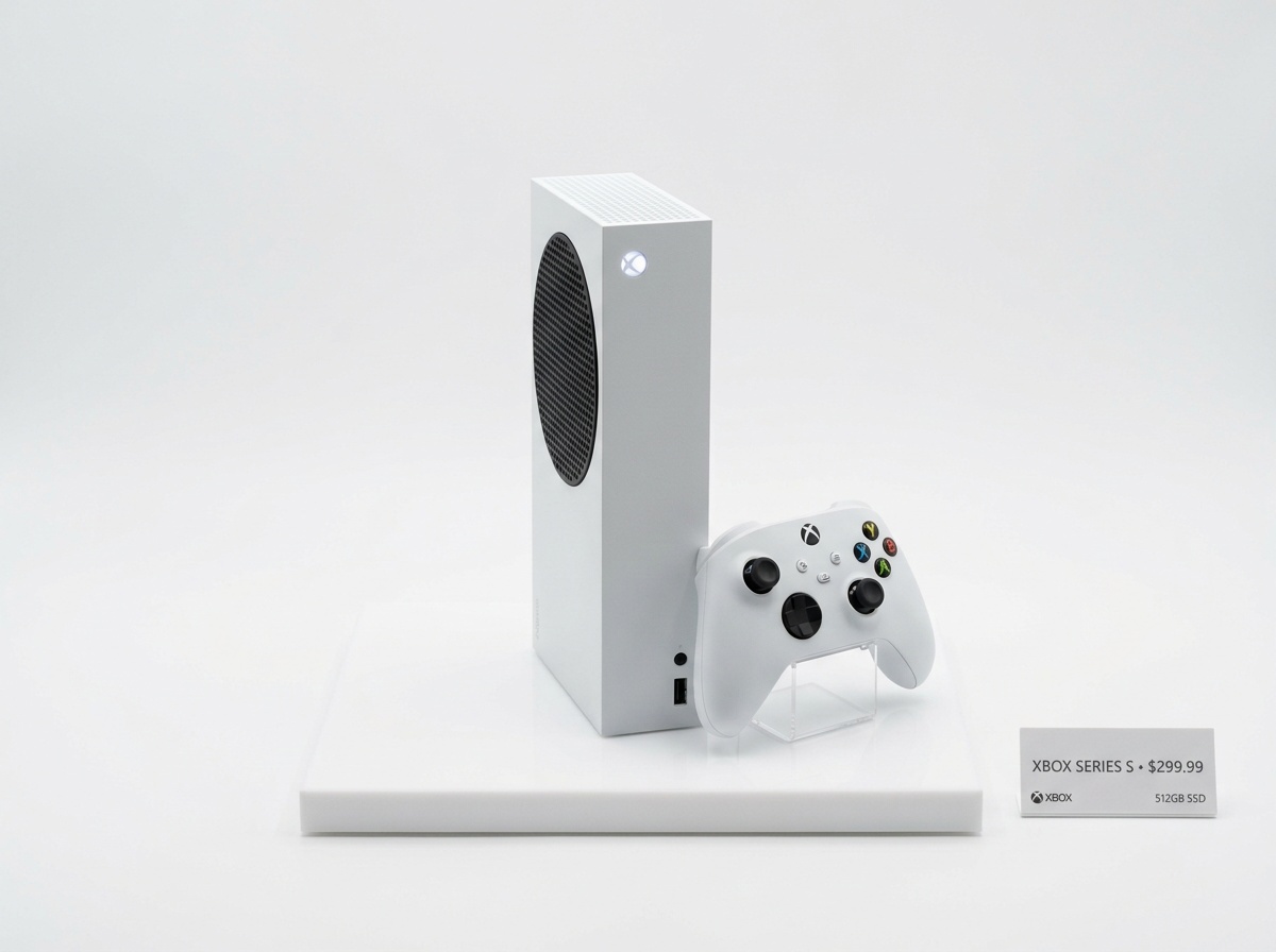 Xbox Series S compact white console